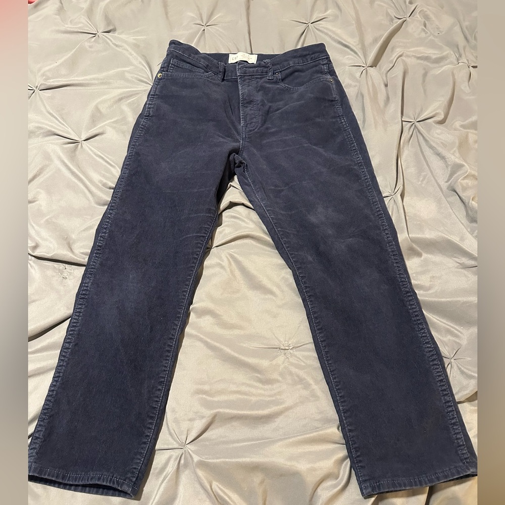 GAP Vintage Slim Dark Blue Corduroy Pants